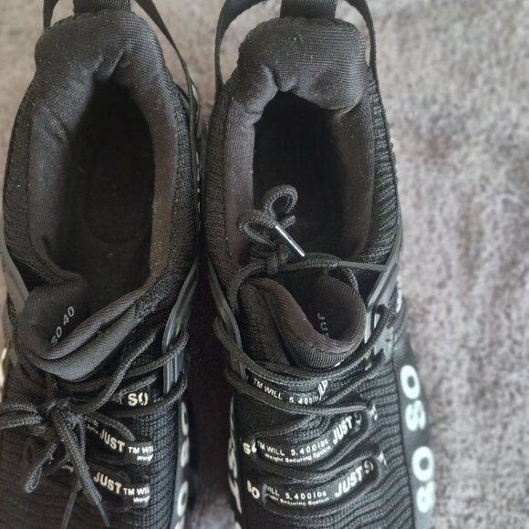 Womens Just So So Black Sneakers size Size 9 - Picture 4 of 5
